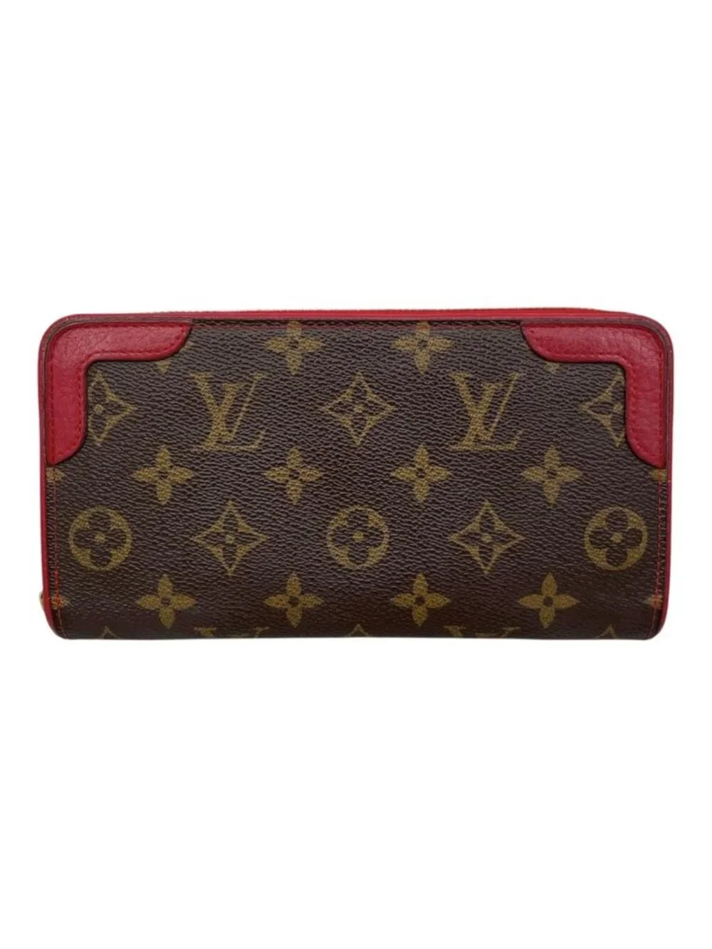 Louis Vuitton Wallet Zippy Retiro Monogram Cerise